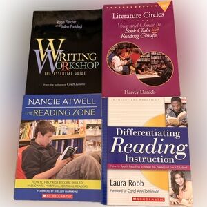 Educational Book Set of 4 Reading Writing Workshop Literature Instruction School